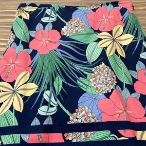 Talbots large floral straight skirt size 6.